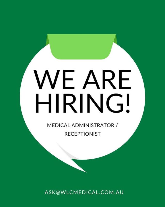 We’re looking for a new part time admin to join our amazing team ✨

Our ideal person would need previous experience in an allied health/medical administration role. It would be for a minimum 20hrs a week and they would also need to have the flexibility to cover sick/annual leave. 

If you know anyone who may be interested, please pass this on and reach out for more info ☺️